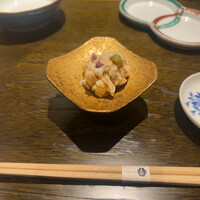 天七 - 湯葉とホタテの和物