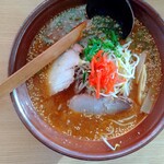 すわき後楽中華そば - 味噌ラーメン大盛り