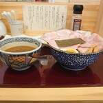 Oumi Tsukemen Kinari - 特製鶏チャーシューつけ麵