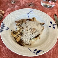 キノシタ - メニューB6,600円、アマダイのポワレ マッシュルームのソース