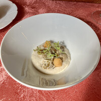 キノシタ - メニューB6,600円、アミューズ牡蠣のコンフィ