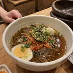 Horumon Doujou Yamiichi Kurabu - 冷麺は麺を2種類から選べます