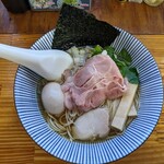 中華そば よしかわ - 特製煮干しそば白醤油
