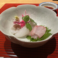 おおたに - 造り 石鯛、細魚、墨いかのお造り