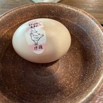 山の飯 沙羅 - 烏骨鶏のたまご