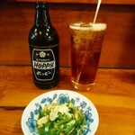 菊乃家本店 - ホッピー黒とお通し