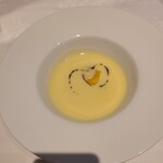 アマルフィイ マリナブルー - さつま芋”シルクスイート”のスープ