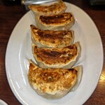 麺の風 祥気 - 手作りジャンボ餃子(5ｹ)@550