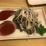 韓国料理　ちぇ家 - センマイ　タレが辛い