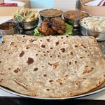 インダスレイ - Chapati Set 1250円
            （Lunch Set）