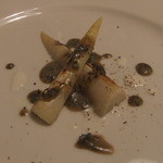 コルツ - 2013/06　姫たけのこロースト、江丹別の青いチーズのソース