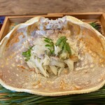 松川 - 間人蟹の蒸し寿司