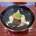 松川 - 帆立の真丈 ばちこ 生のきくらげのお椀