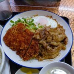 味楽 - 料理のアップ画像、とにかく白飯が進み過ぎる料理がてんこ盛りとなります。