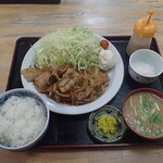 若大将チェーン - 生姜焼き定食