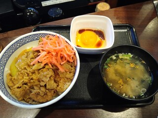 吉野家 - 朝牛定食 499円 並盛 22円 色付き