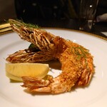 洋食 つばき - 車海老のフライ