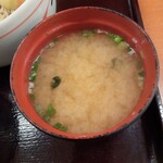 Tendon Tenya - 味噌汁