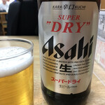ときわ食堂 - ビール大瓶(600円)