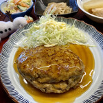 おへんろの駅こくぶ - 本格的な手づくりハンバーグです。