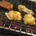 一升びん - 焼いてるところ♪