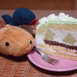 パリジェンヌ洋菓子店 - メロンドームをもぐもぐ♪