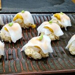 鮨旬美西川 - イカ、雲丹