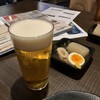 表・びんごや - 生ビール＆お通し