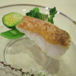 イタリアンレストラン Zucca - 甘鯛の鱗焼き