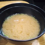 Fuushuukan - チャーハン唐揚げセットの味噌汁