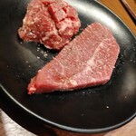 肉匠 坂井 - 厚切りみすじと花咲ロース