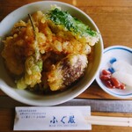 Fugu Gen - 令和5年2月
                      ふぐ丼(あさりみそ汁、漬けもの付) 1650円