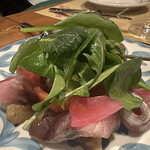 オステリア リトローヴォ ダンゴロ - 本日の鮮魚とサラダ
