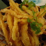 讃岐うどん 白庵 - さきいかの天ぷら