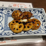 庄や - れんこんステーキ