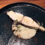 イル ネッビオ - 御魚……山陰濱田産　本日の御魚（鰆）料理。