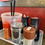 一楽ラーメン - 卓上