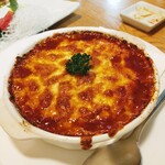 洋膳酒房 ひげ - ナスとチーズのオーブン焼き