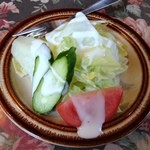 城山 - セットのサラダ