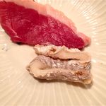 くろぎ - 鴨ロースの塩漬けとすなずり！