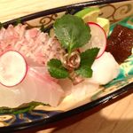 くろぎ - お造りは明石の鯛と蛸