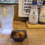 ROBATA とんぼ - 付け出しは魚の竜田揚げ