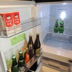 厳島いろは - 冷蔵庫内はフリードリンク