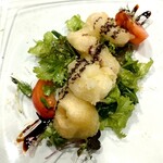 ビストロ　アギャット - 小ヤリイカのフリット　サラダ仕立てレモン風味