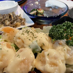 三線ライブ居酒屋 祭歌 - ぷりぷりエビマヨ