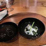 妙見石原荘 食菜石蔵 - 碗盛(汁)…鯛の若筍仕立て