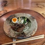 妙見石原荘 食菜石蔵 - 強肴…黒毛和牛のすき焼きの山椒風味