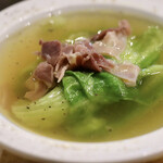 波へい - レタスと生ハムのオデン