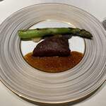 銀座 フレンチ Sublime Premium - 山形県産A5フィレ肉　赤ワイン風味のジュ・ド・ヴォー 