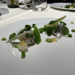 銀座 フレンチ Sublime Premium - 帆立　細魚